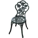 Bistroset Balkon 3-tlg. Gussaluminium Antik Grün