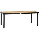 Gartentisch für 8 Personen Aluminium 190cm x 90 cm x 74 cm