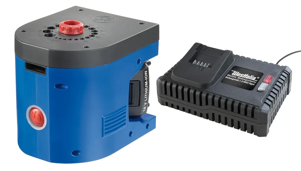 Akku Bohrerschärfgerät 18 Volt Li - ion inklusive Akku und Ladegerät