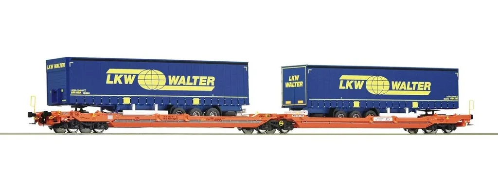 Doppeltaschen-Gelenkwagen, Gattung Sdggmrs 738/T3000e, der Wascosa WALTER
