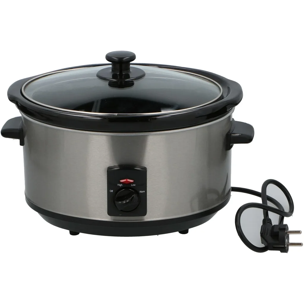 RVS slowtopf 3,5 Liter oval