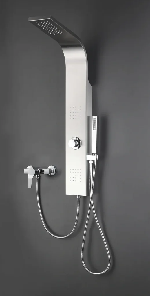 Duscharmatur Einhand-Brausearmatur aus rostfreiem Edelstahl G 1/2 individuell einsetzbar