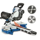 Besäum- und Auftrennsäge HM216 - 2000W | 216mm | Laser | 2 Sägeblätter