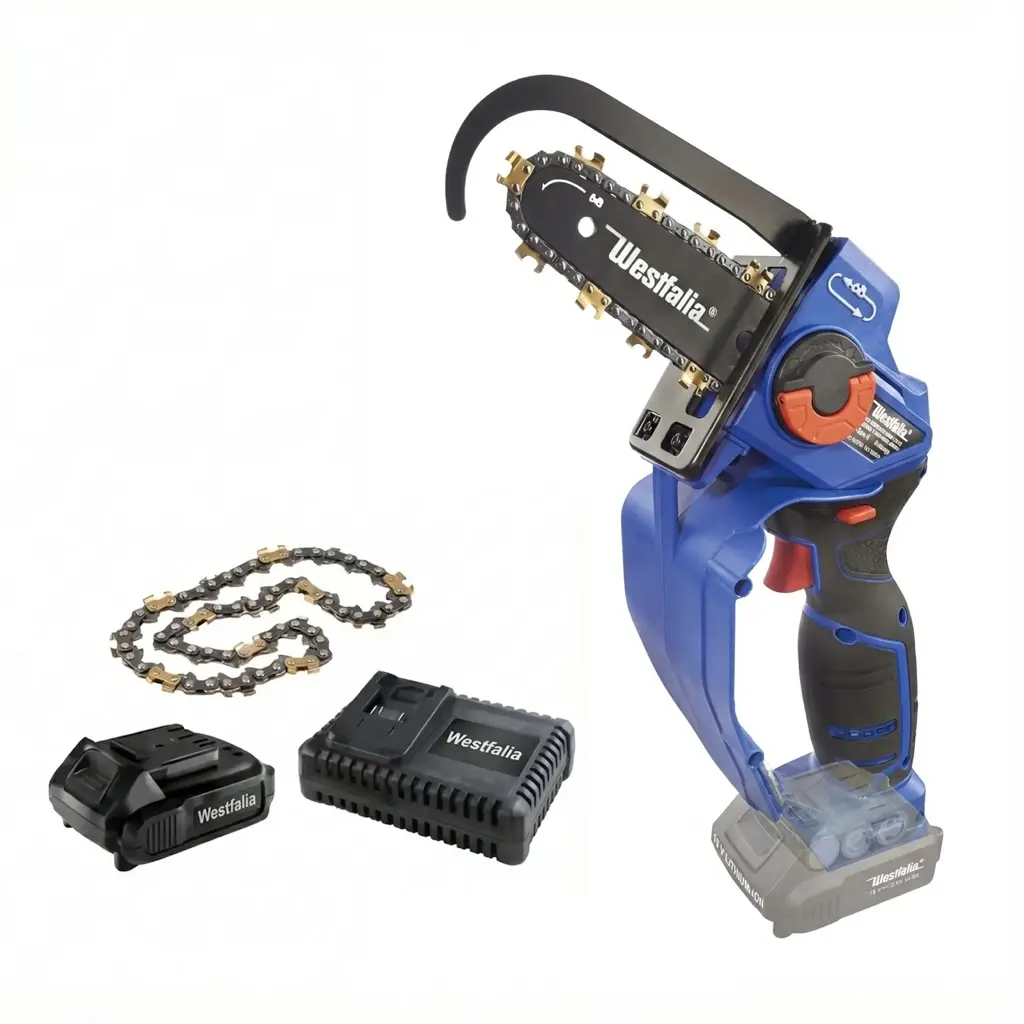 Akku-Einhand-Powersäge "X-SAW II"+Akku 2,0 Ah+Schnellladegerät+Titankette