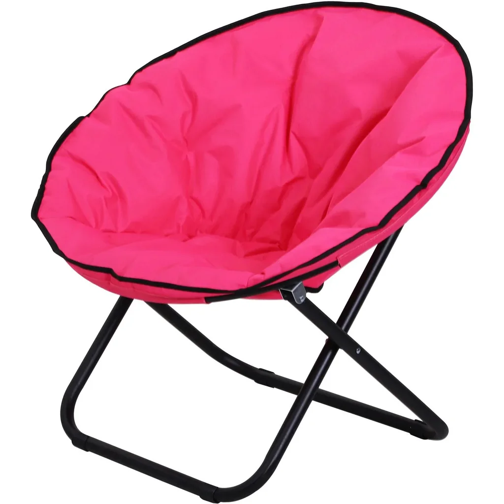 Klappstuhl Klappsessel Gartenstuhl Polstersessel faltbar Rosa 80 x 80 x 75 cm