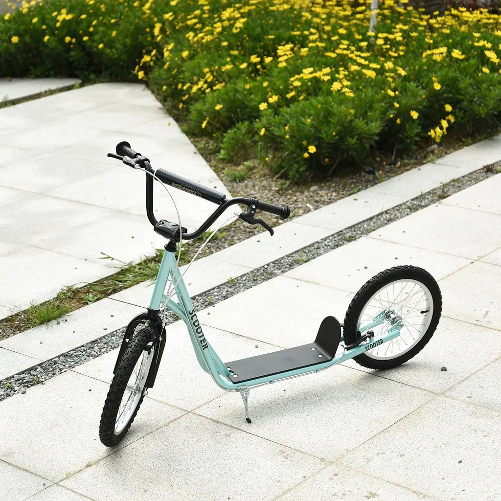 Kinderscooter mit Handbremse