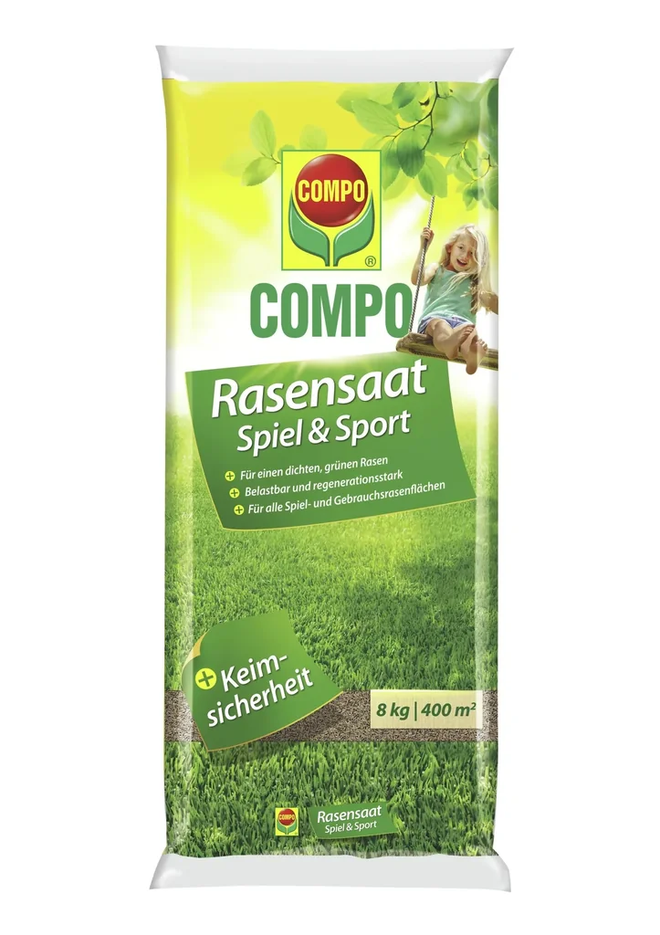 Rasensamen Spiel + Sport - 8 kg, für 400 m²
