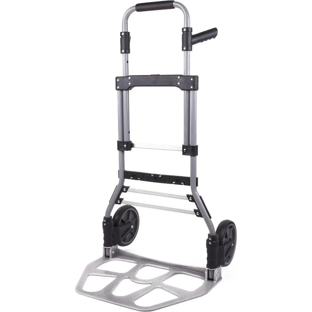 Zusammenklappbarer Trolley - 51x48,5x107 cm - max 120 kg - Aluminium