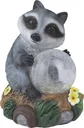 Solar LED Leuchte Waschbär