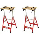 Werkbank Höhenverstellbar und wendig- WST10 - 2er Set