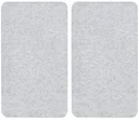 3 in 1 Herd-Abdeckplatten, Schneidbretter, Arbeitsplatten, Glas, transparent, je 52 x 30 cm