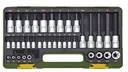Steckschlüsselsatz HX + TX, 1/4" + 1/2" (42-teilig)