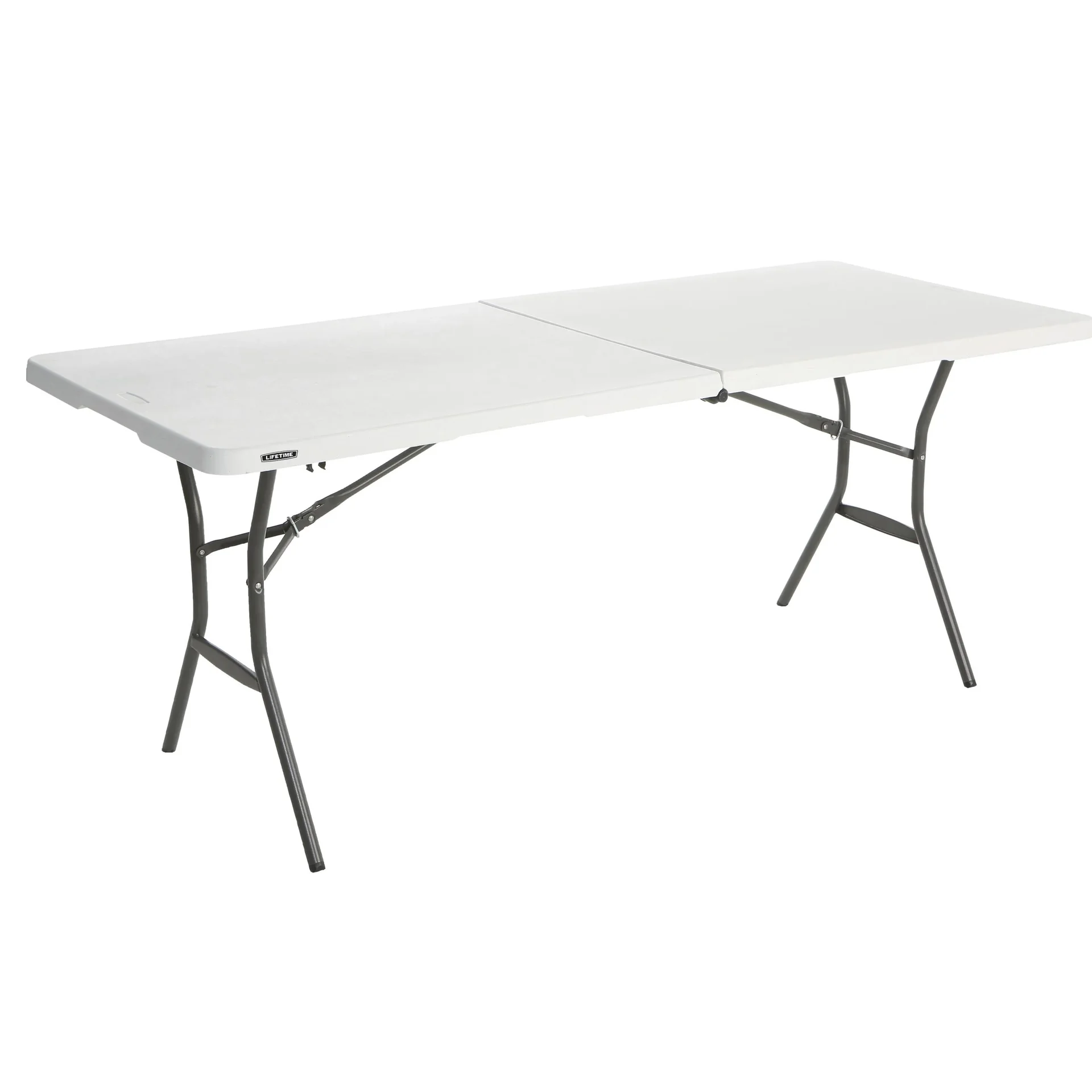Lifetime Tisch mit Klappfunktion 183,8×76,2×73,7 cm Weiß – klappbar mit Tragegriff