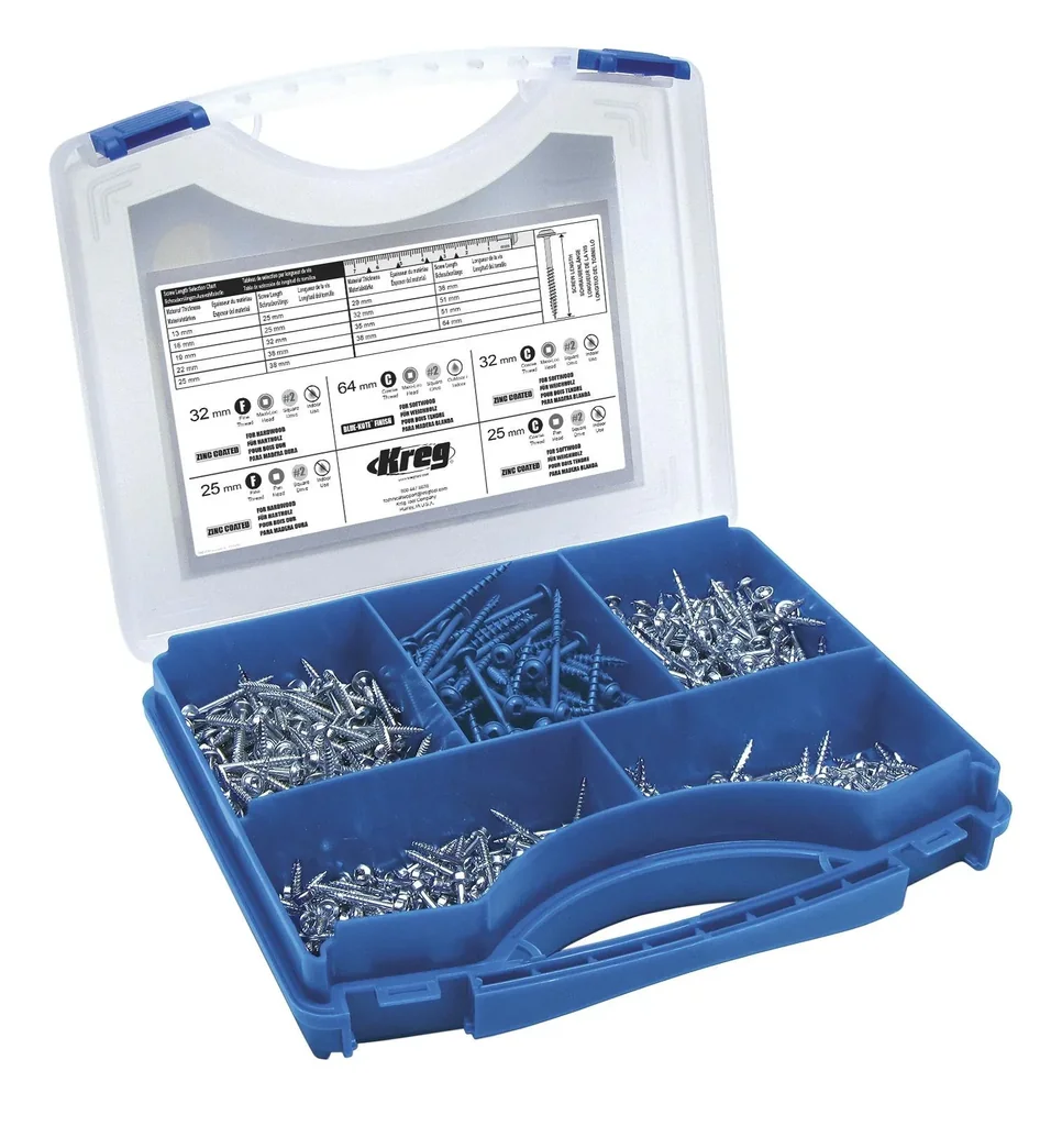 Schrauben-Set für Taschenbohrungen