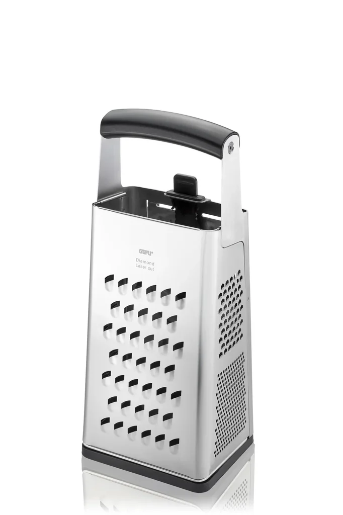 Vierkantreibe V-CUT mit 3-fach verstellbarem Hobel, Edelstahl