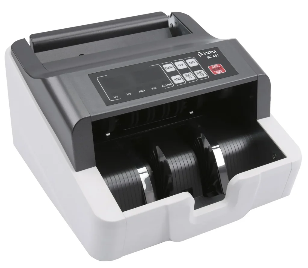 Geldscheinprüf- u. Zählgerät mit UV + MG