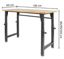 Höhenverstellbare Werkbank
