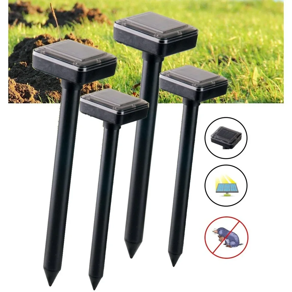 4x Guard'n care solarbetriebenes Maulwurfschutzmittel