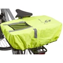 Regenhaube/ Regenschutz neongelb mit Reflexstreifen