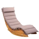 Kissen Sonnenliege - Creme gesprenkelt - 177x58x7