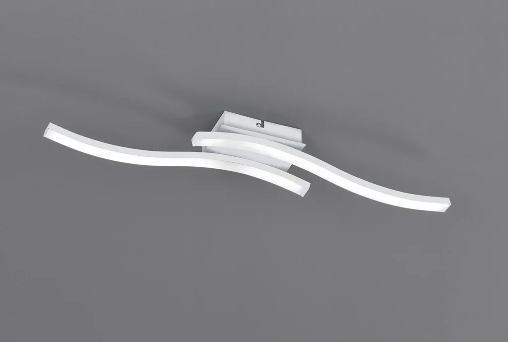 LED-Deckenleuchte ROUTE, 2x5 W, 4000K, 2x500 lm, weiß matt, Kunststoff weiß