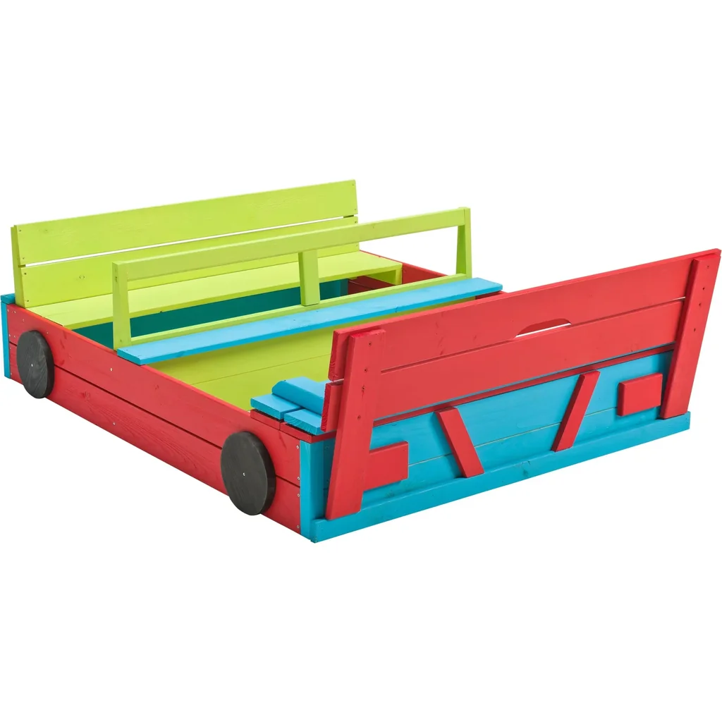 Auto-Sandkasten, gefärbt