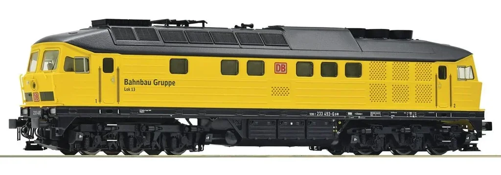 Diesellokomotive 233 493 der Deutschen Bahn AG, Bahnbau Gruppe