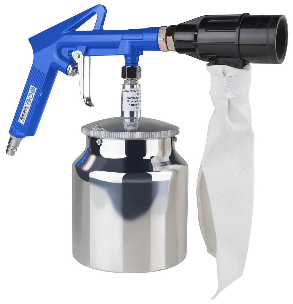 Druckluft-Sandstrahl Pistole inklusive Zubehör-Set