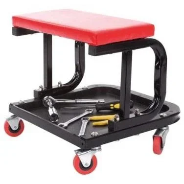 Werkstatthocker mit Werkzeugablage - 150kg - 38x36x36 cm