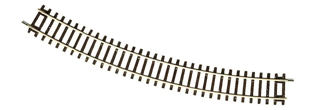 12 Stück Gebogenes Gleis R4, Radius 481,2 mm, Bogenwinkel 30°