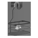 Duschenboy klein "Origin Lava", Schwarz, matt, 20 x 12 x 29 cm