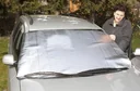 Pkw Alu Scheibenschutz für Windschutzscheiben, schützt vor Kälte/ Hitze