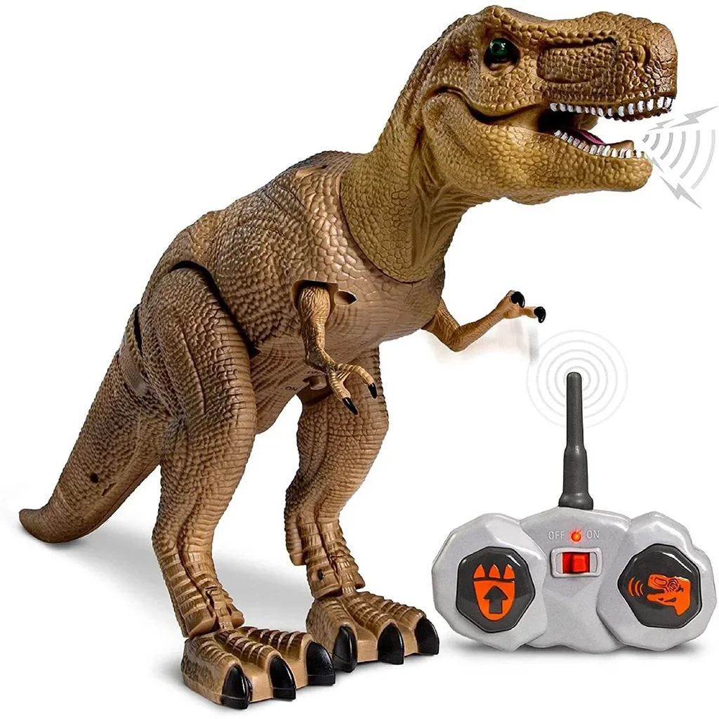 Discovery Kids RC T-Rex Dinosaurier beweglicher und laufender Dinosaurier mit Sound und beweglichem Mund
