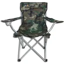 Werkzeug Campingstuhl in Tarnfarbe - max 100 kg - zusammenklappbar