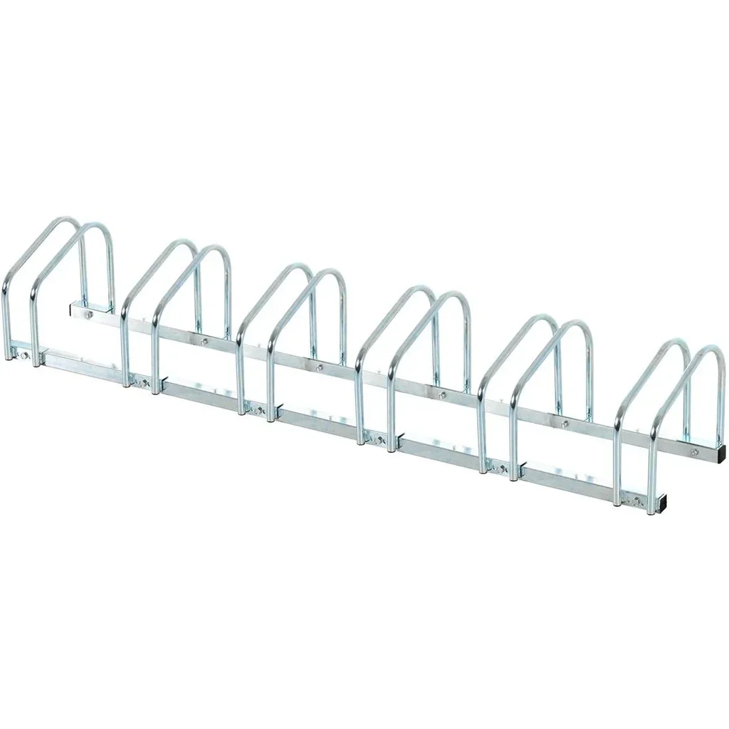 6er Fahrradständer Radständer Aufstellständer Fahrrad Ständer Stahl verzinkt