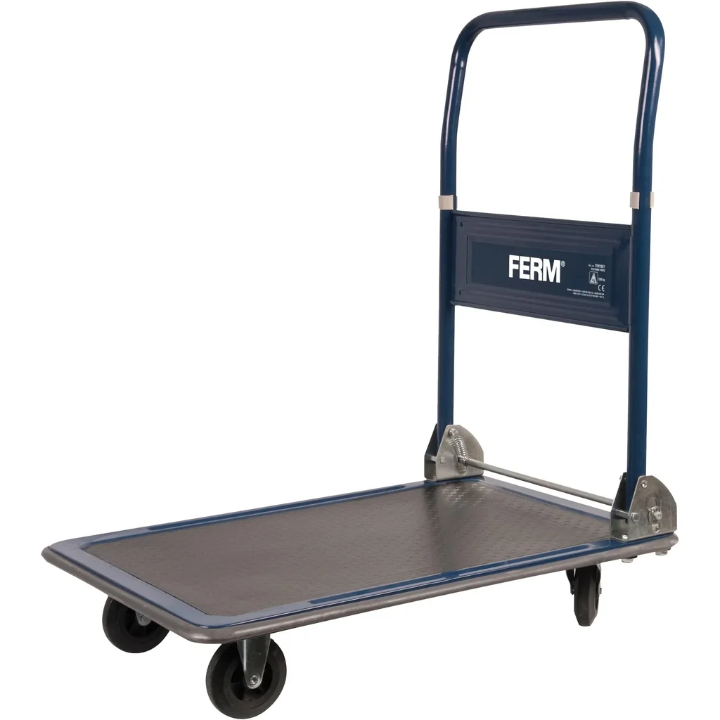 TTM1027 Transportkarre max. 150 kg - 734x480mm - Faltbar - Mit 2 Lenkrollen und Rädern