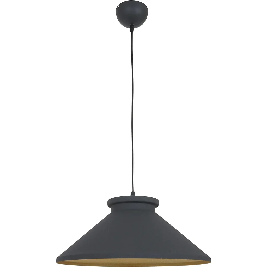 Hängeleuchte Deckenlampe Deckenstrahler Industrie Vintage E27 40W Metall schwarz ?37 x H14,5 cm (ohne Birne)