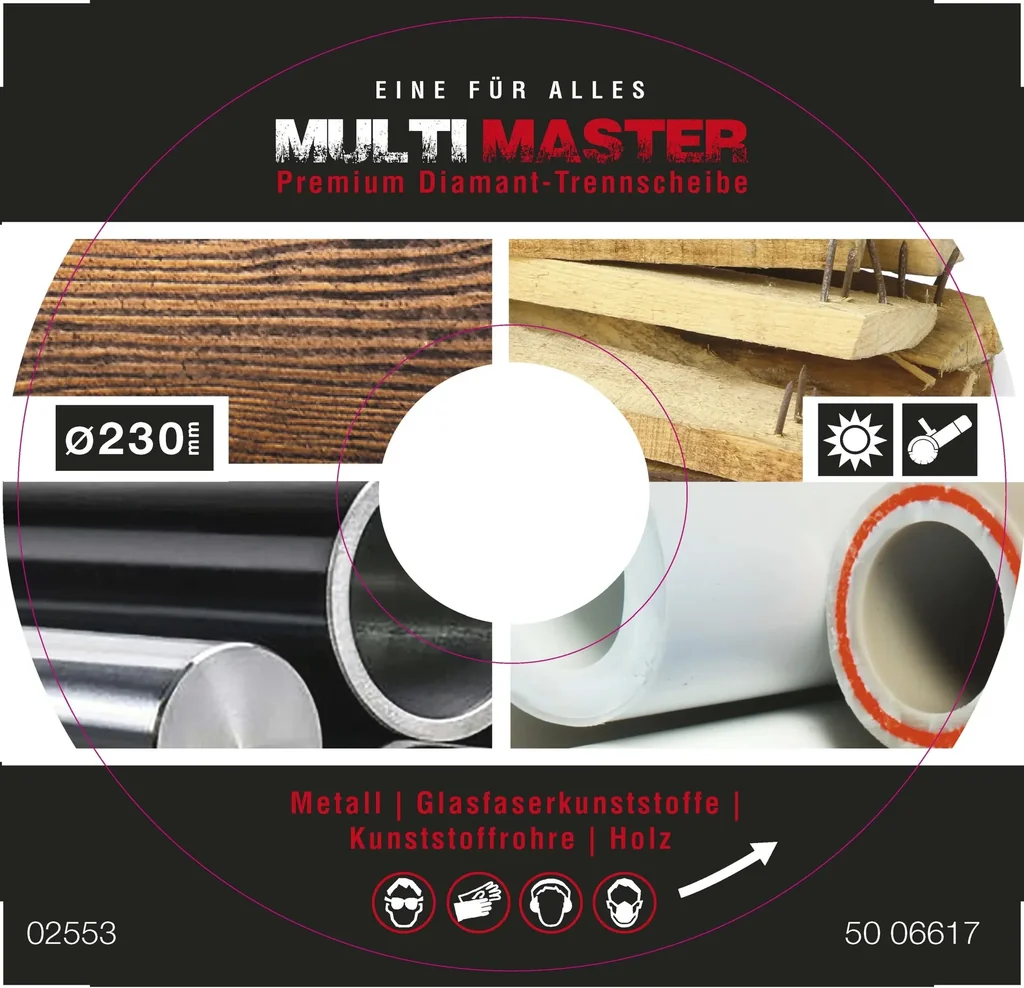 Diamant- Trennscheibe Multi Master - 125 mm