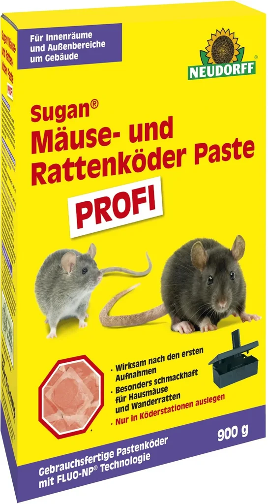 Sugan Mäuse-und Rattenköder "Profi" - 900 gr