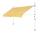 Klem Baldachin gelb/weiß 300cm