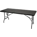 Klapptisch - Campingtisch - Klapptisch - Holzoptik - 180 X 75 X 74 cm