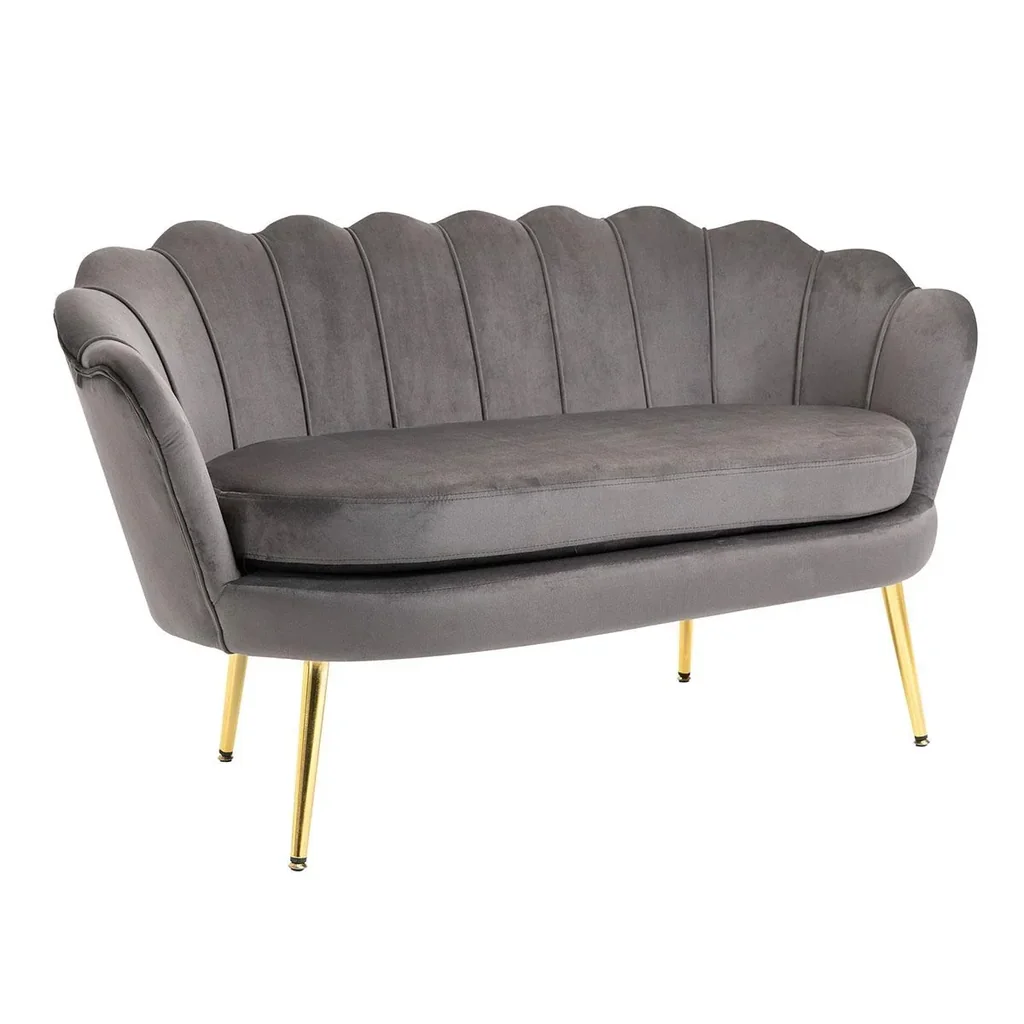 2-Sitzer Stoffsofa Zweisitzer Loungesofa mit weichen und großzügigen Kissen Polstersofa Sitzmöbel Polstermöbel Designsof