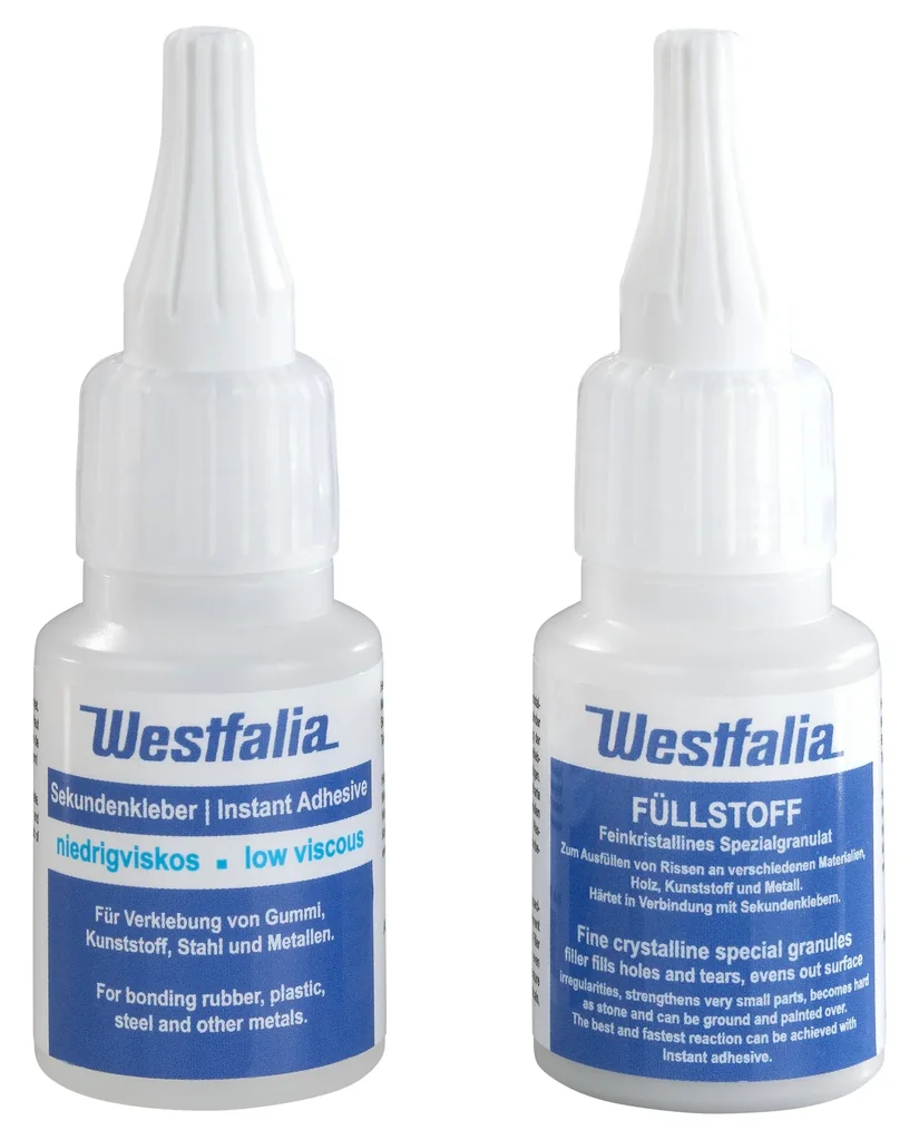 Sekundenkleber + Füllstoff - Set