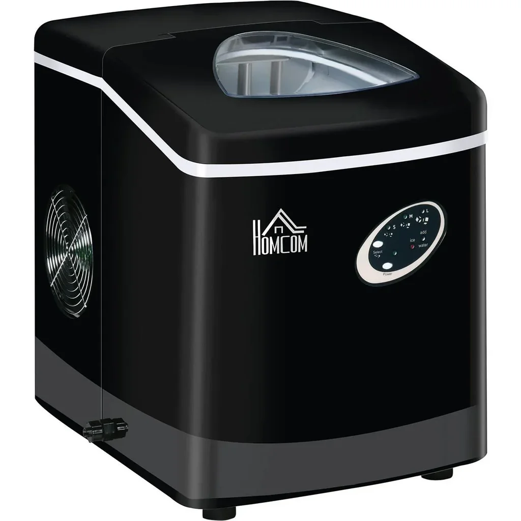 Eiswürfelbereiter 15kg/24h 1,9L mit 3,2L Wassertank 36,7 x 29,7 x 37,8 cm