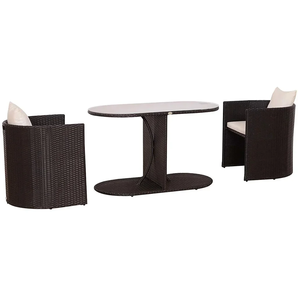 Polyrattan Gartenmöbel als 7-teiliges Set