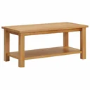 Couchtisch 90x45x40 cm Eiche massiv