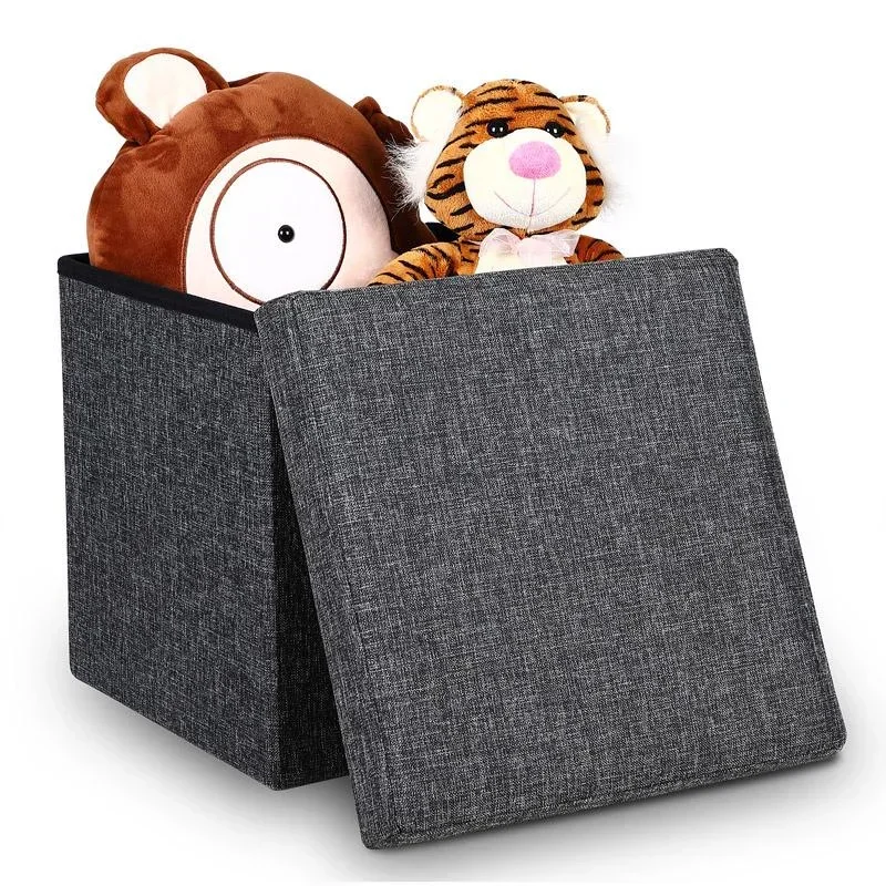 Klappbarer Hocker mit Ablage