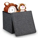 Klappbarer Hocker mit Ablage