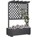 Rankkasten mit Pergola klein