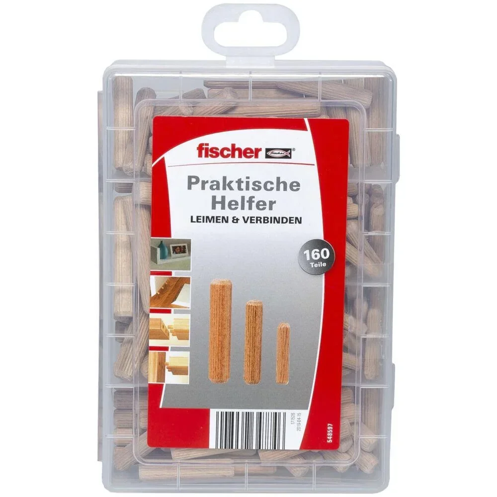 Holzdübel-Sortiment Praktische Helfer 160-teilig